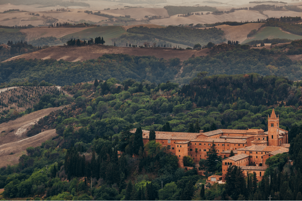 Panorama del complesso di Monte Oliveto